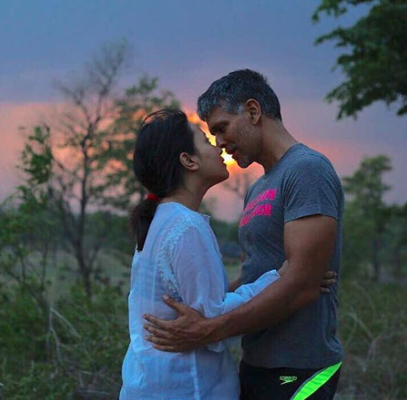 Milind Soman Sunkusmita Konwar