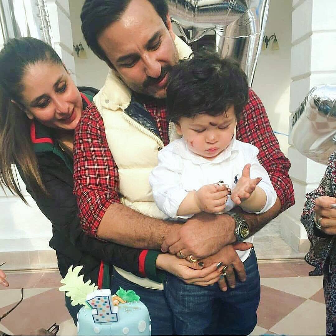 Taimur's First Birthday Celebration Pictures