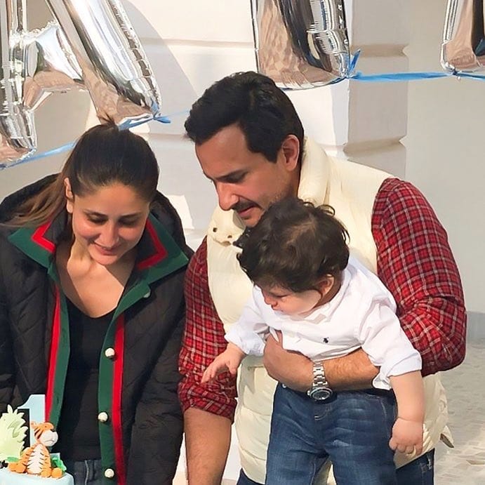 Taimur's First Birthday Celebration Pictures