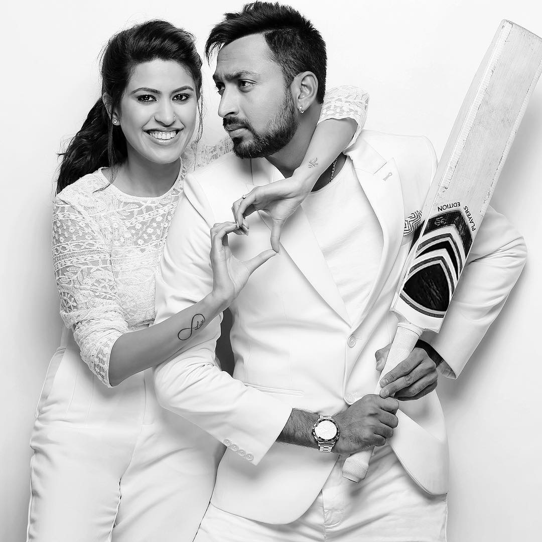 Krunal Pandya Pankhuri Sharma