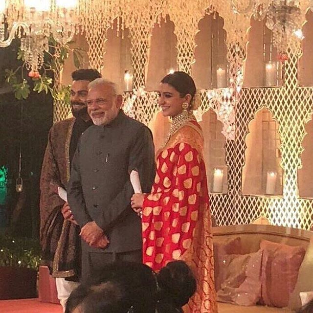 Virat And Anushka Reception