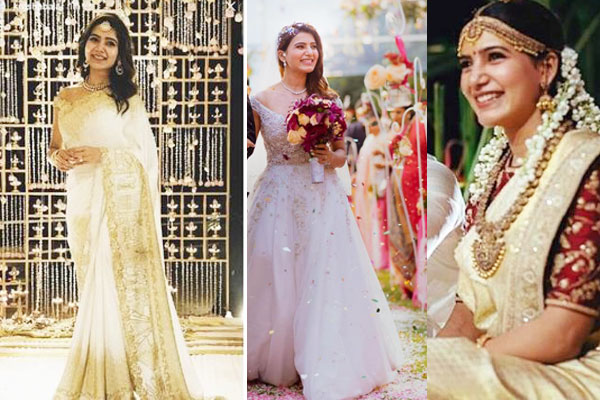 Famous Celebs Beautiful Wedding Outfit In 2017