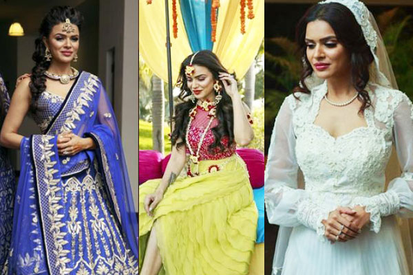 Famous Celebs Beautiful Wedding Outfit In 2017