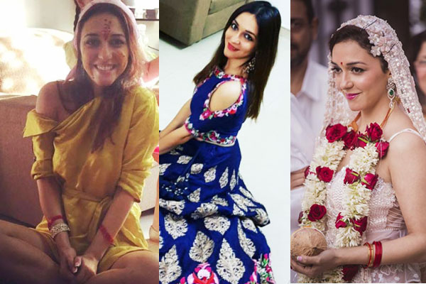 Famous Celebs Beautiful Wedding Outfit In 2017