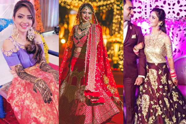 Famous Celebs Beautiful Wedding Outfit In 2017