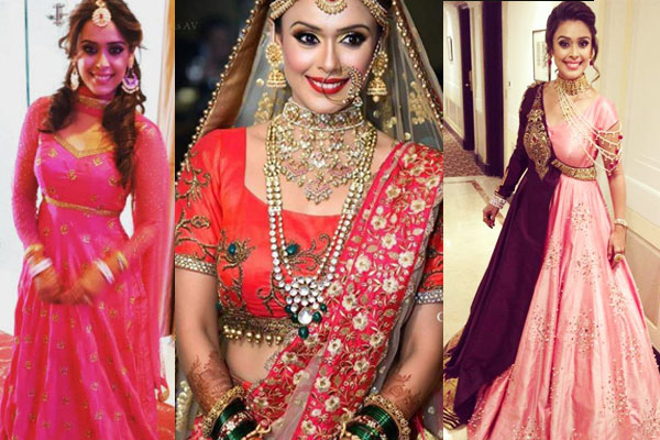 Famous Celebs Beautiful Wedding Outfit In 2017