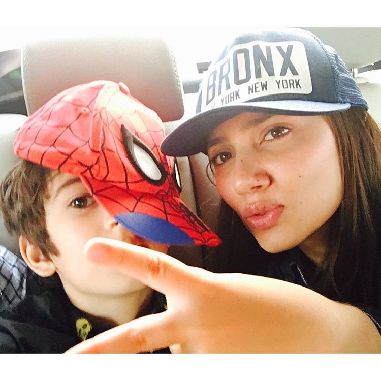 Mahira Khan With Her Son