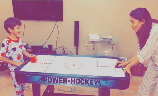 Mahira Khan With Her Son