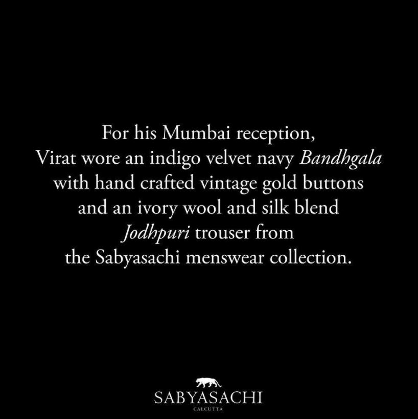 Sabyasachi Virushka Look
