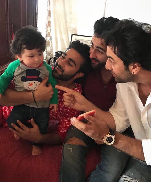 Taimur at Kapoor Christmas Party