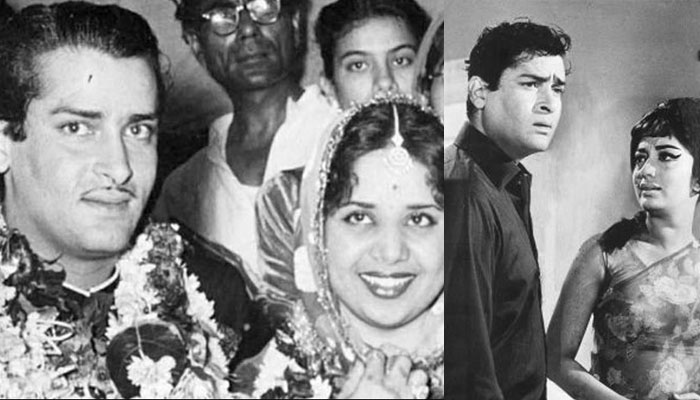 Shammi Kapoor and Geeta Bali