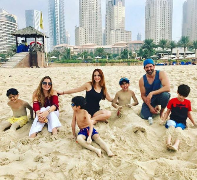 Hrithik Roshan and Sussanne Khan