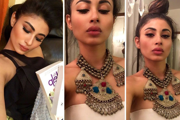 Mouni Roy eye makeup 