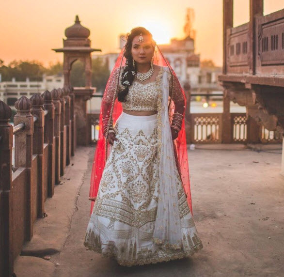 Embroidered Wedding Lehenga