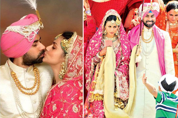 Celeb Couples Who Colour Coordinated Their Wedding Outfits
