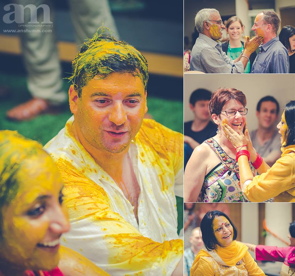 Real couple haldi moments