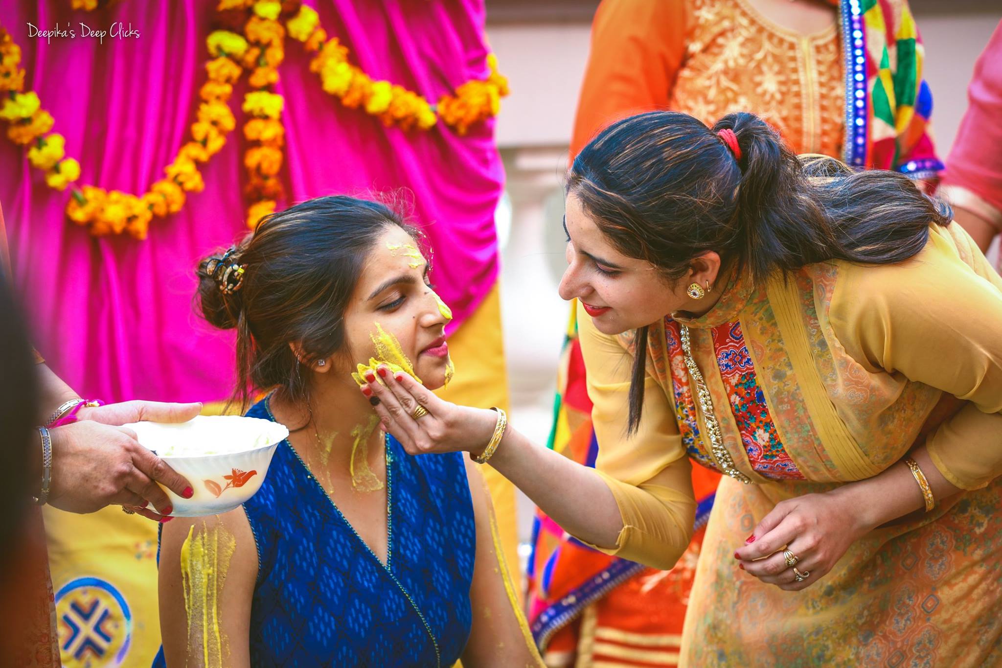 Real couple haldi moments