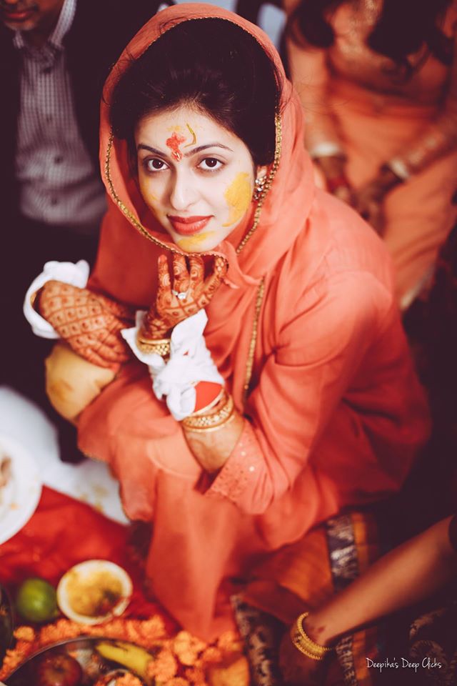 Real couple haldi moments