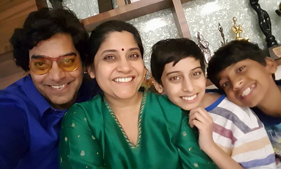 Ashutosh and Renuka with kids