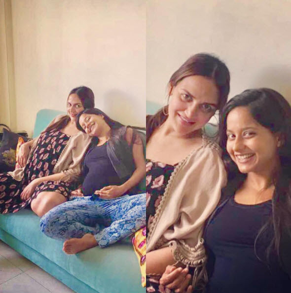 Esha Deol with friend Chinu
