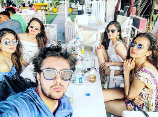 Kritika with Uday and friends