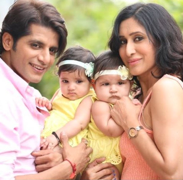 Karanvir and Teejay with their daughters