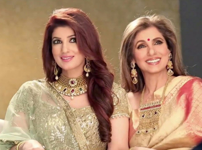 Twinkle Khanna and Dimple Kapadia