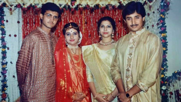 Sourav Ganguly with wife Dona