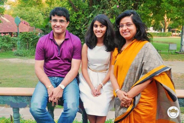 Sourav Ganguly with family