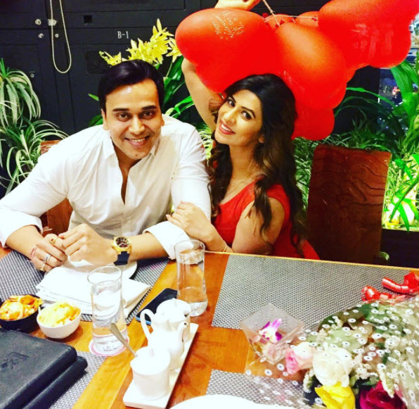 Anurag Sharma with Nandini Gupta