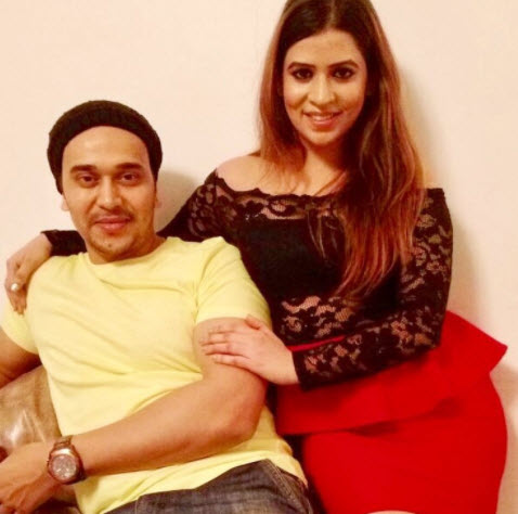 Anurag Sharma with Nandini Gupta