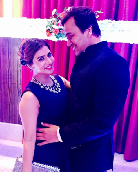 Anurag Sharma with Nandini Gupta