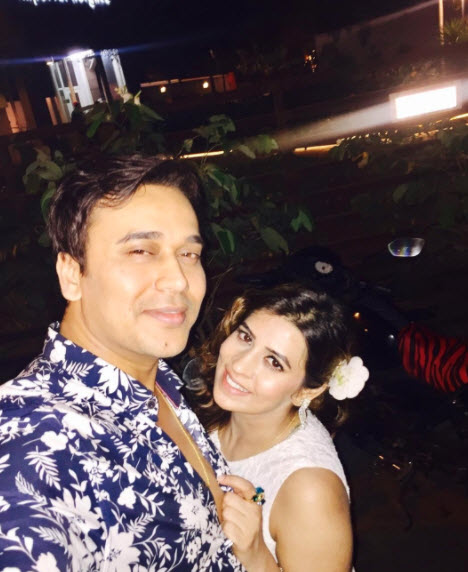 Anurag Sharma with Nandini Gupta