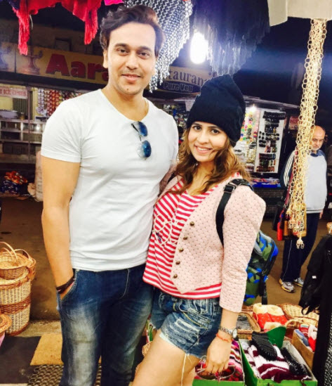 Anurag Sharma with Nandini Gupta