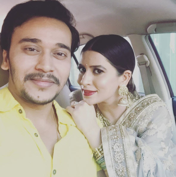 Anurag Sharma with Nandini Gupta