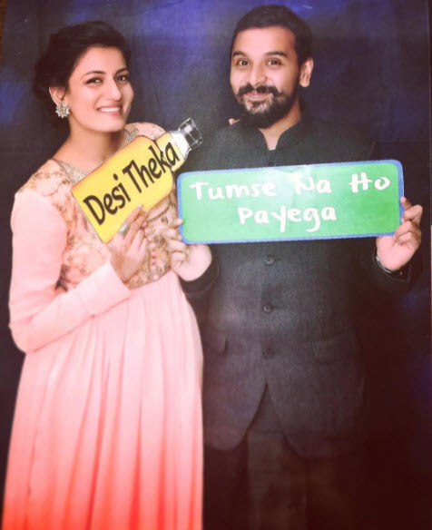 Namit Das with wife Shruti Vyas