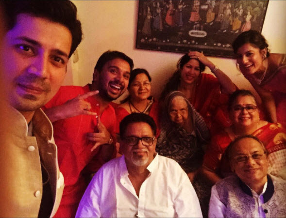 Namit Das with family