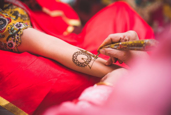 Unique mehendi design
