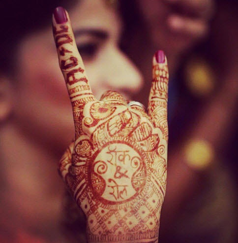 Unique mehendi