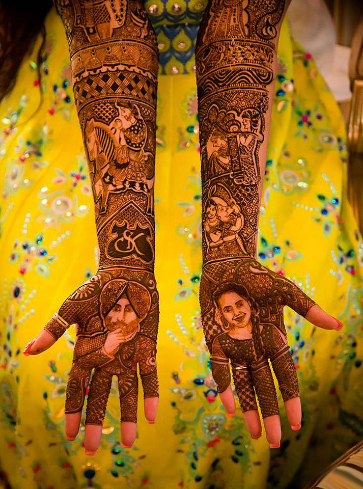 unique mehendi designs