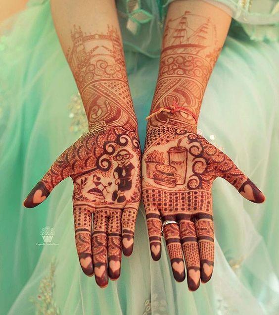 Unique mehendi