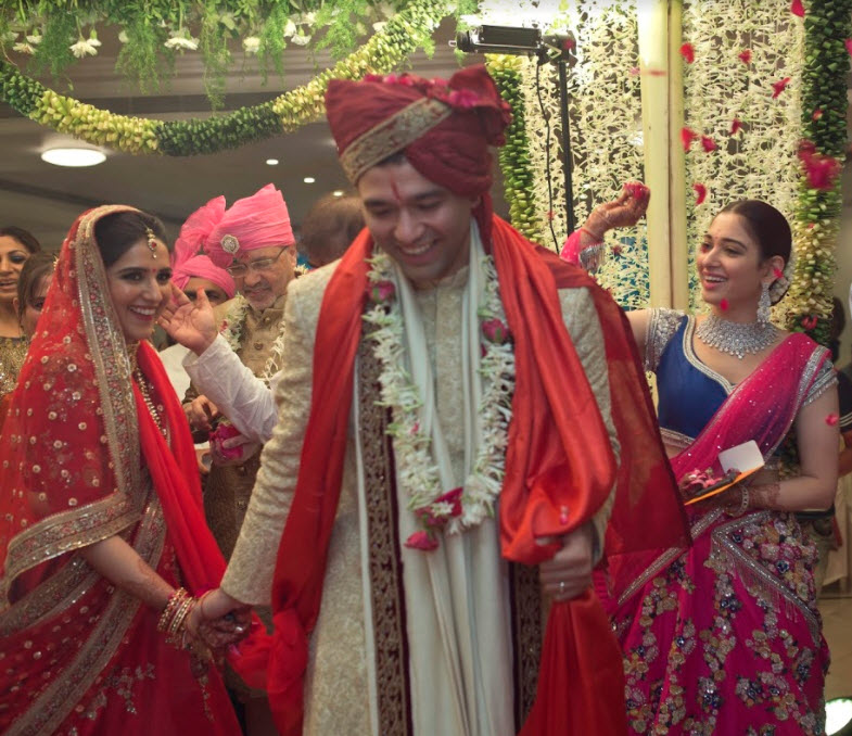 Tamannah Bhatia brother's wedding