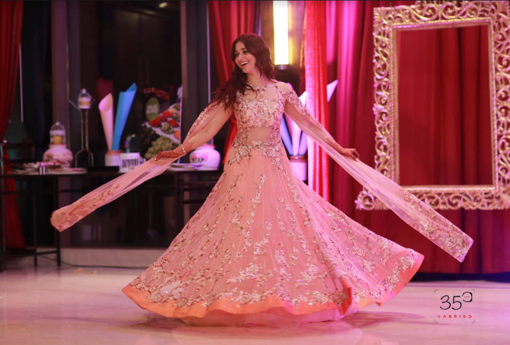 Tamannah Bhatia at brother's wedding