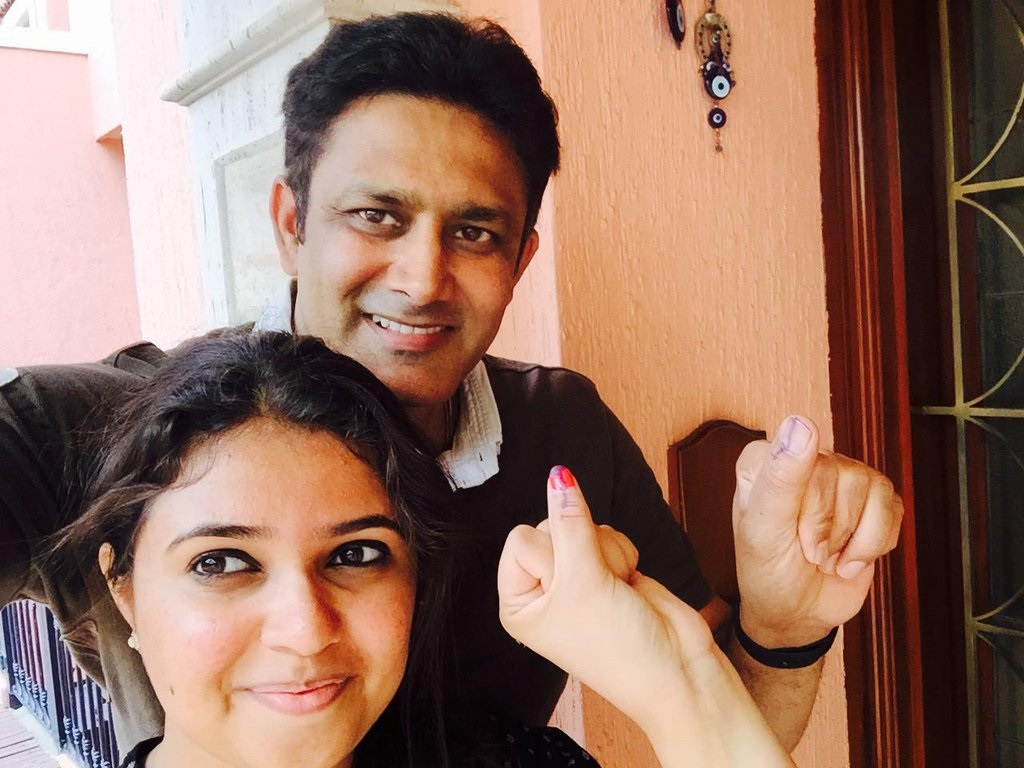 anil kumble daughter aaruni