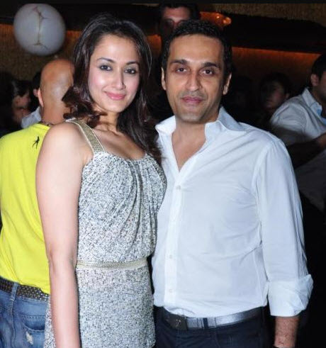 Gayatri Joshi with husband