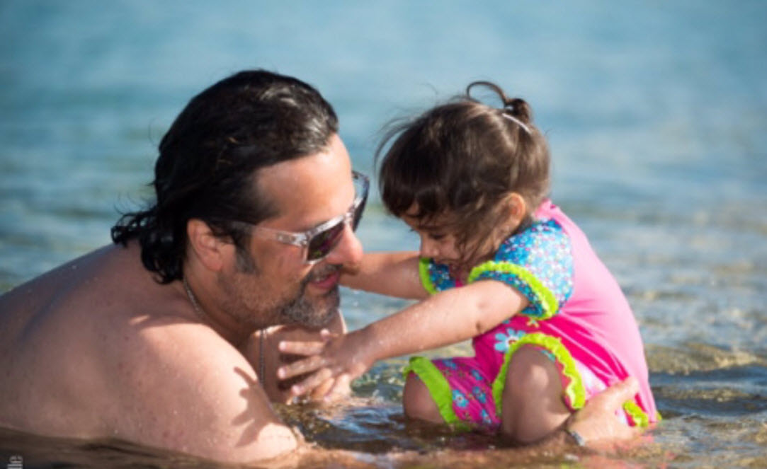 Fardeen Khan with daughter