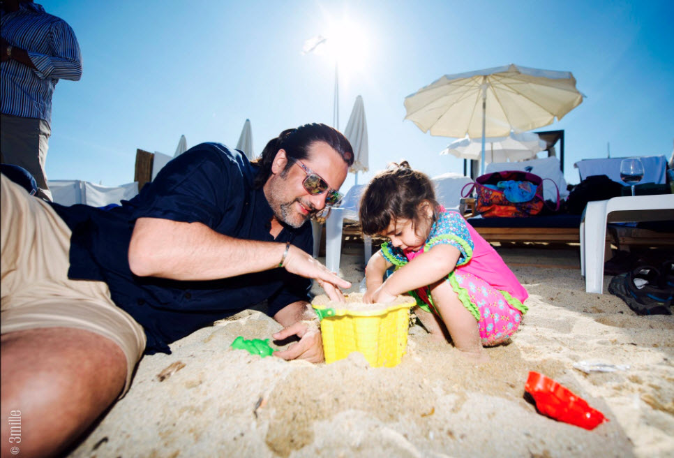 Fardeen Khan with daughter