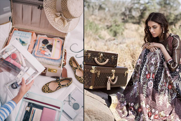 Indian bride's luggage