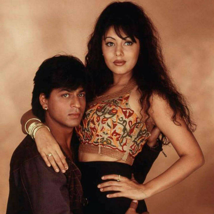 Shah Rukh with wife Gauri