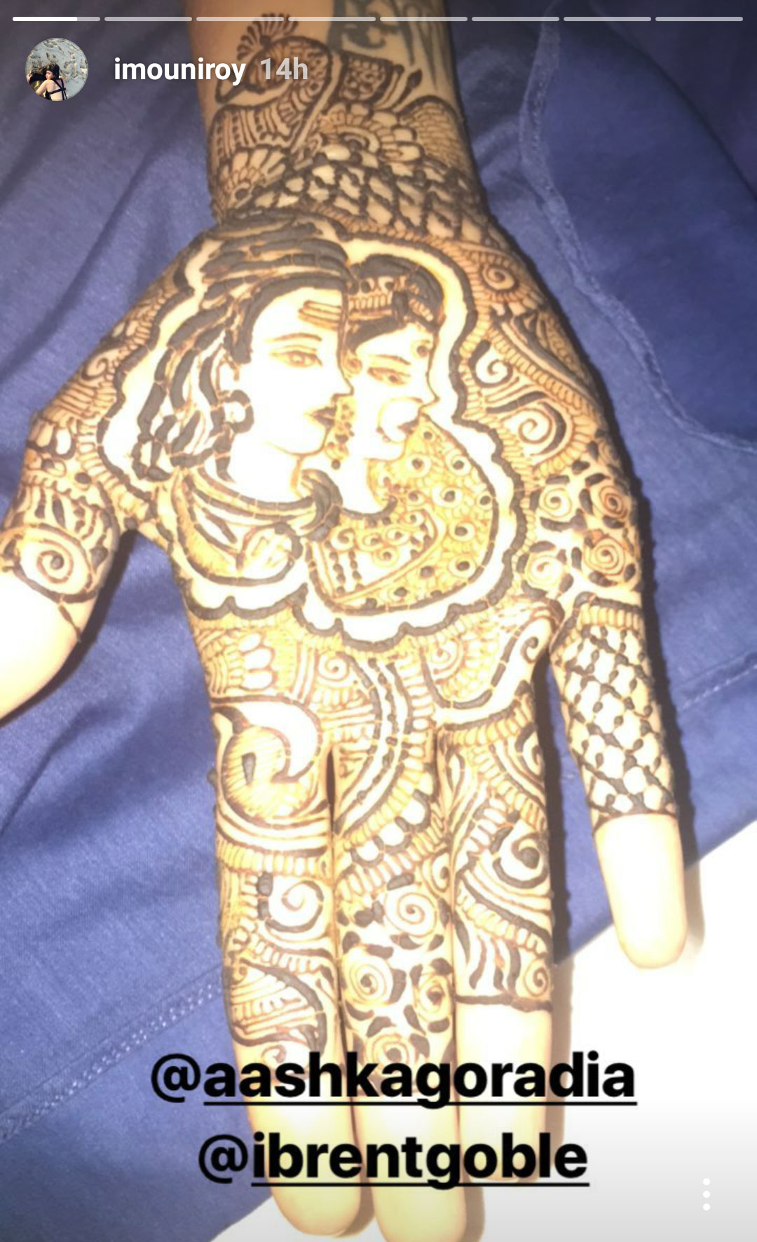 Aashka Goradia and Brent Goble engagement